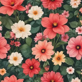 flower line