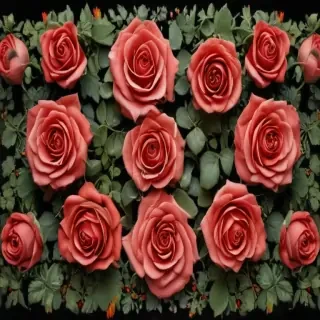 rose border