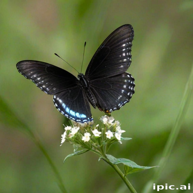 black butterfly
