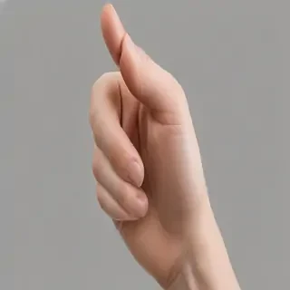 point finger png