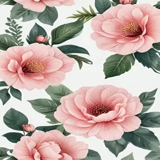 aesthetic flowers transparent background