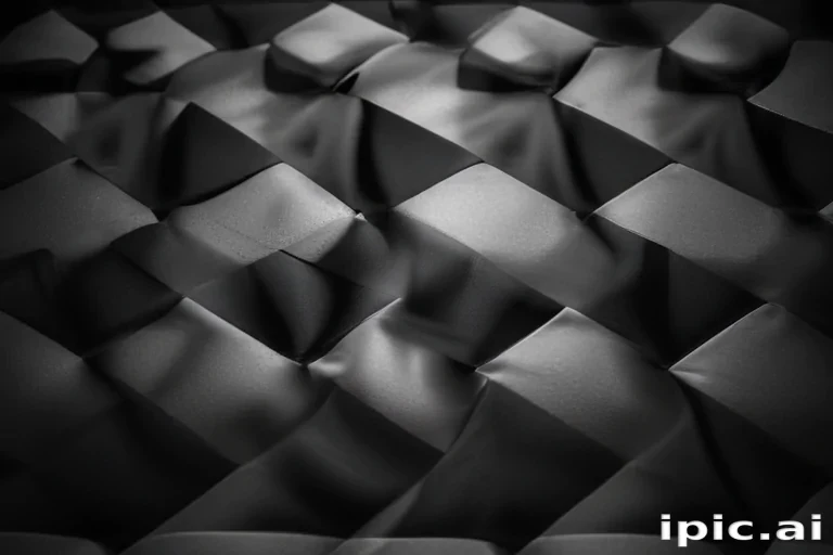black checkered background