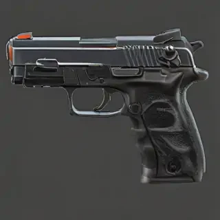 gun with transparent background
