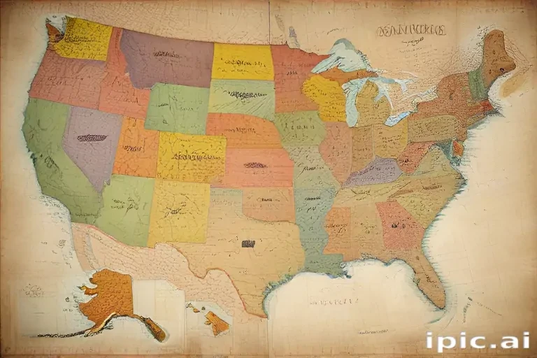 united states of america map