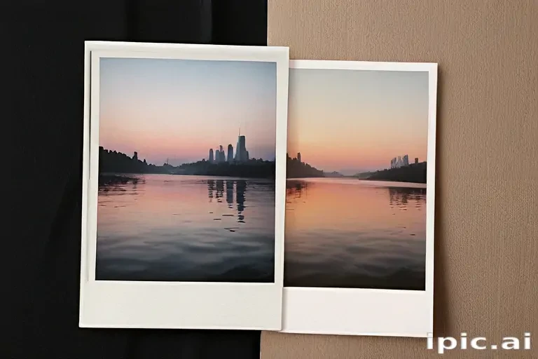 aesthetic polaroid frame