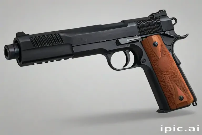 gun no background