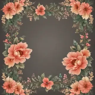 free flower border clipart