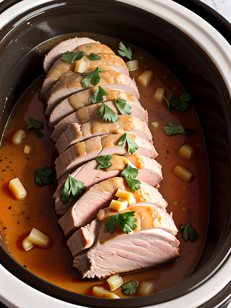 crock pot pork tenderloin frozen