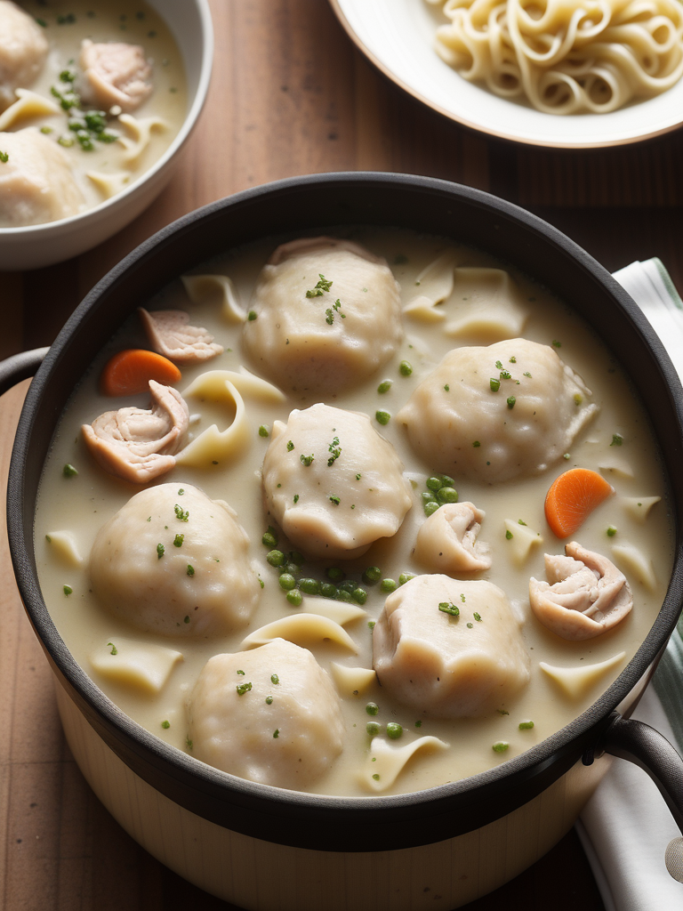 chicken and dumplings with noodles recipe