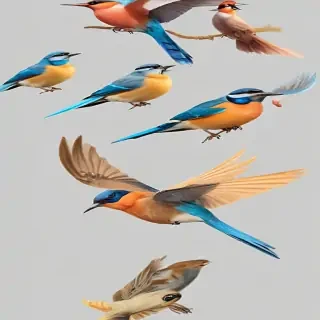 birds transparent background