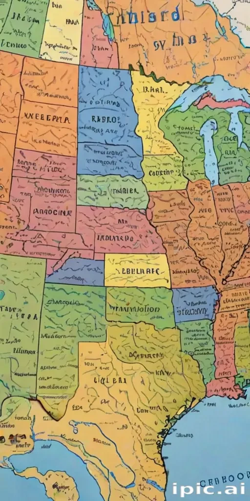 us states on a map