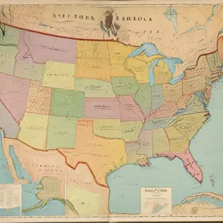 map of the united states of america