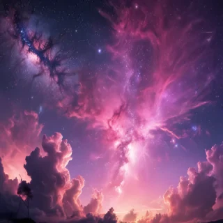pink galaxy wallpaper