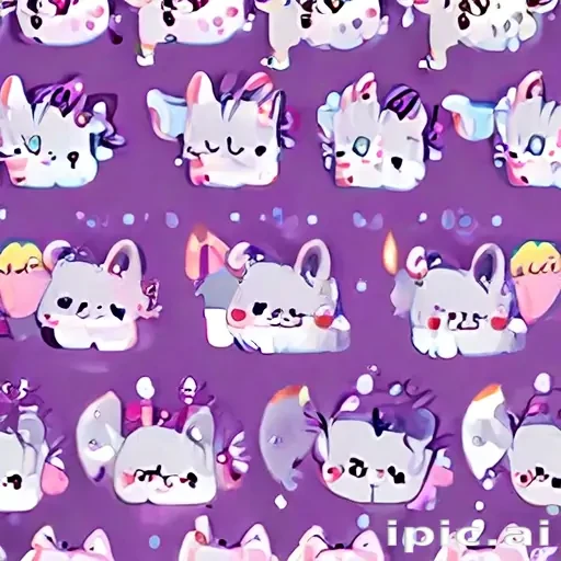 kawaii cute purple wallpaper