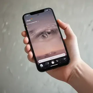 person holding phone