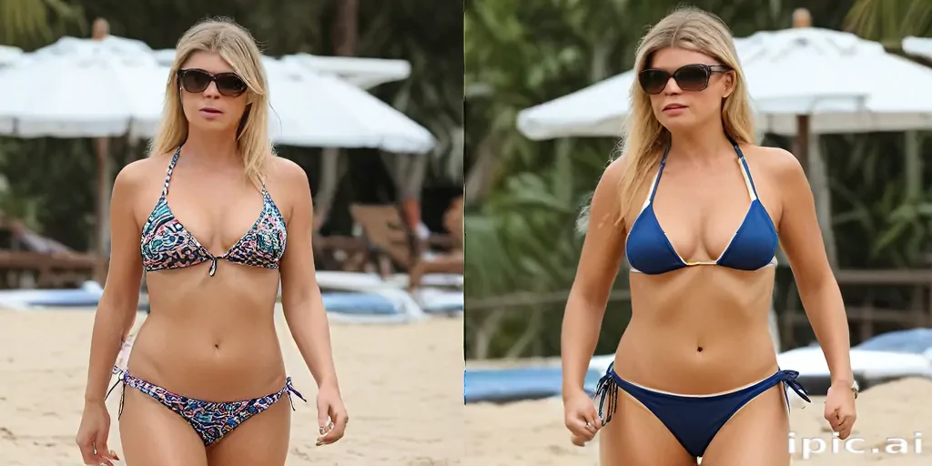 Fergie in bikini