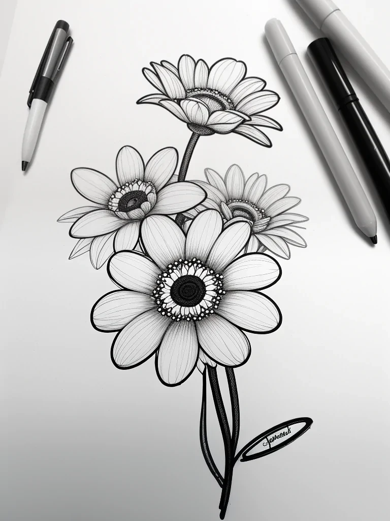 flower doodle