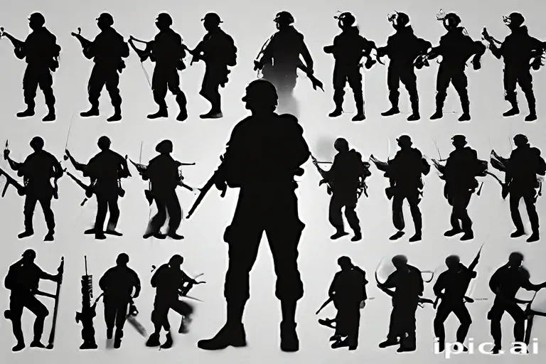 soldier silhouette png
