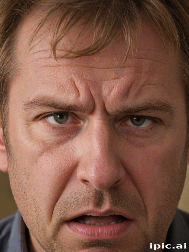 frustrated face