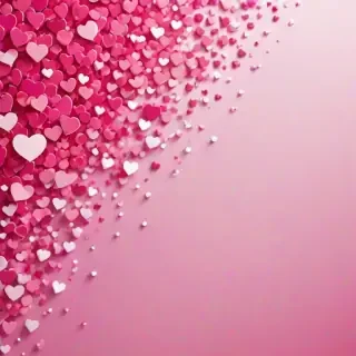 pink heart background