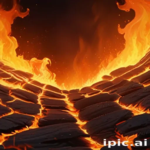 background on fire