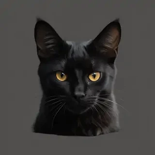 cat black png