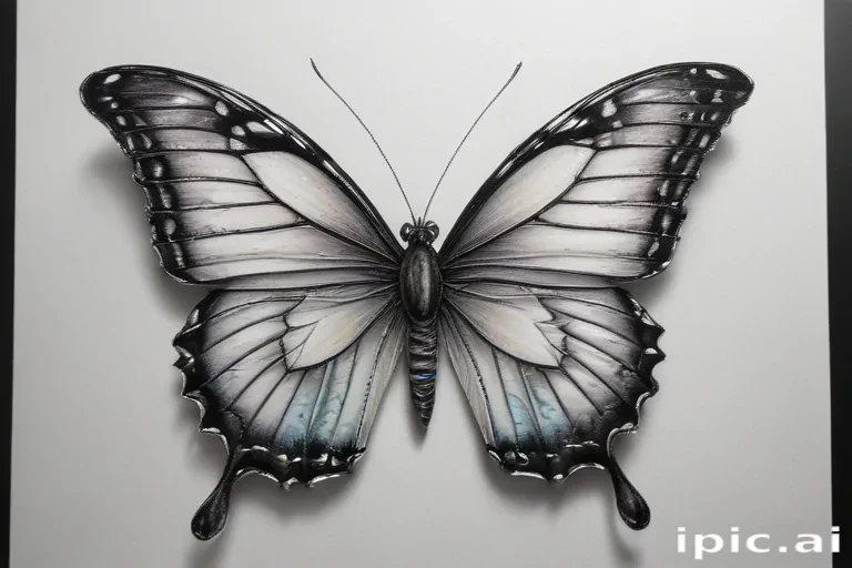 butterfly drawing outline