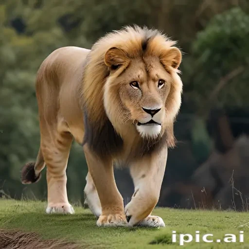 transparent lion