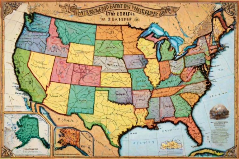 map of the us states