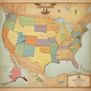 map of united states of america