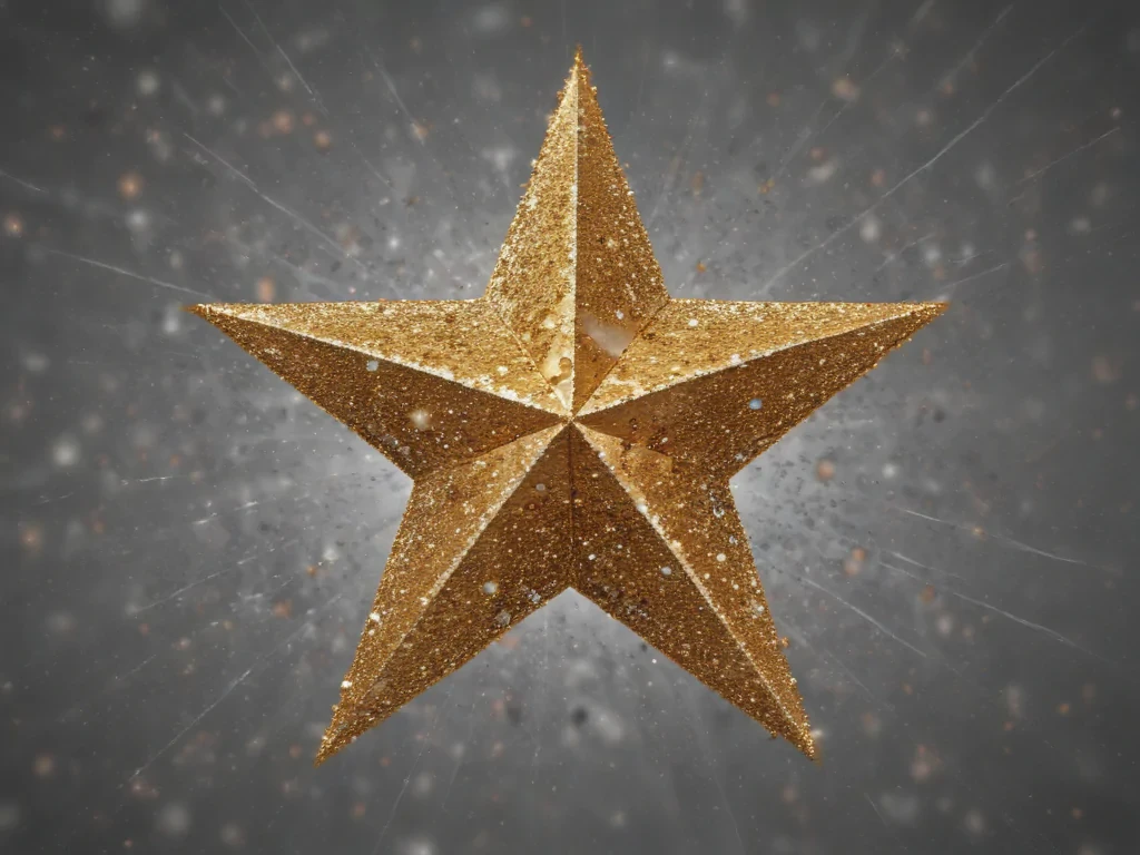 glitter star png