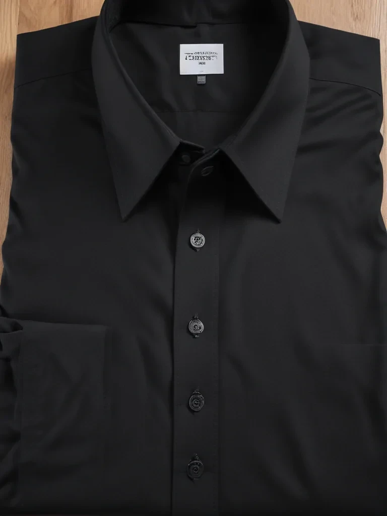 black shirt mock up