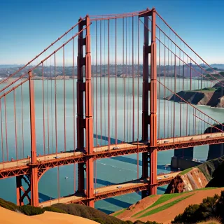 clipart golden gate bridge