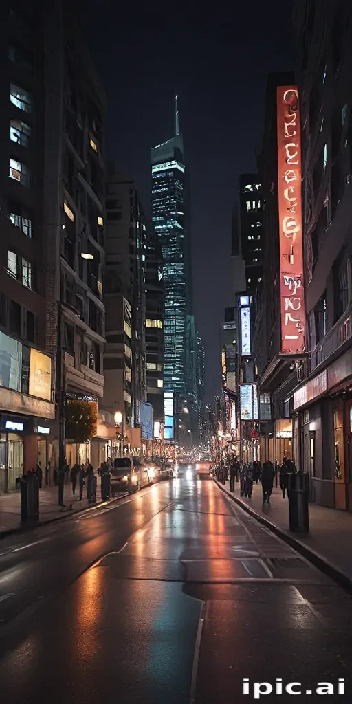 city lights background