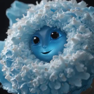 cute blue