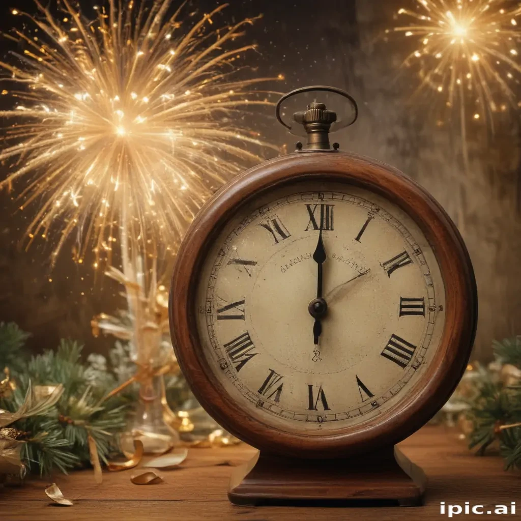 vintage new years images