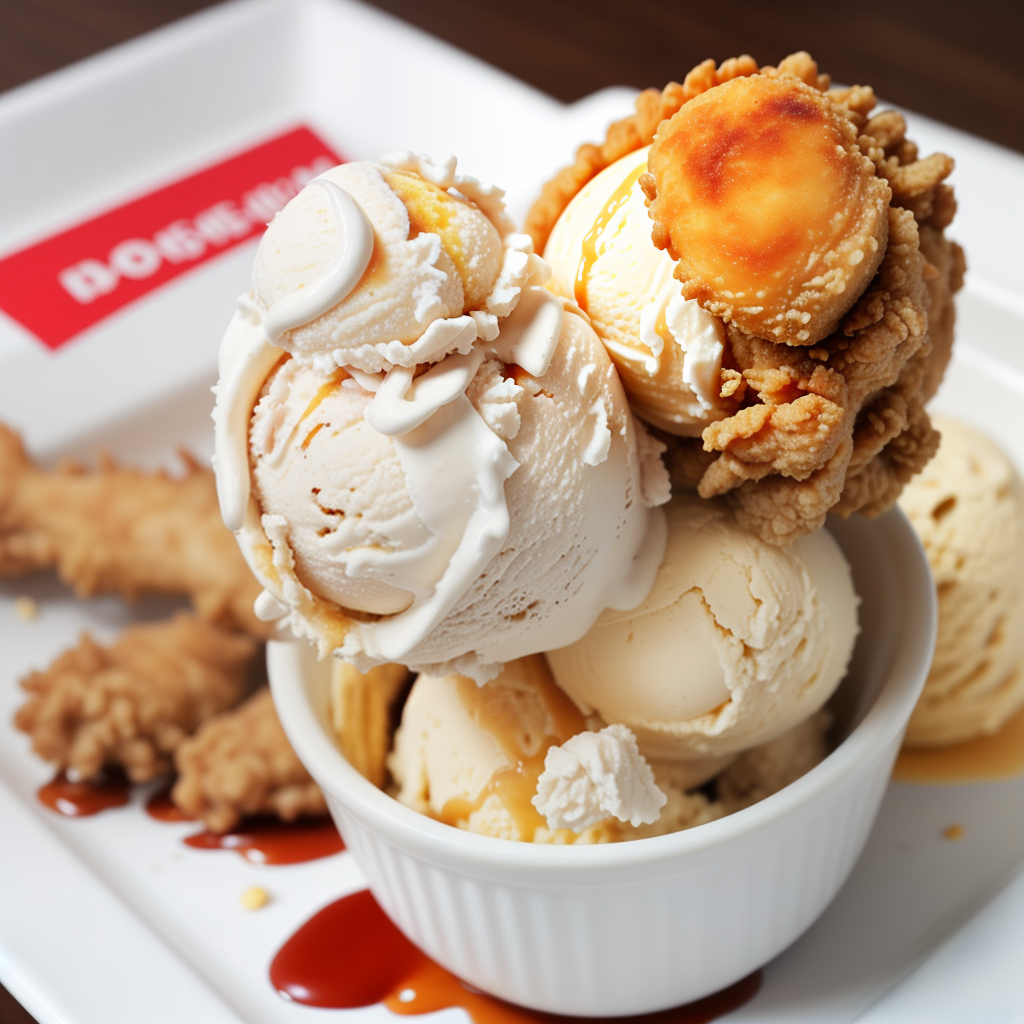 where to buy not fried chicken ice cream