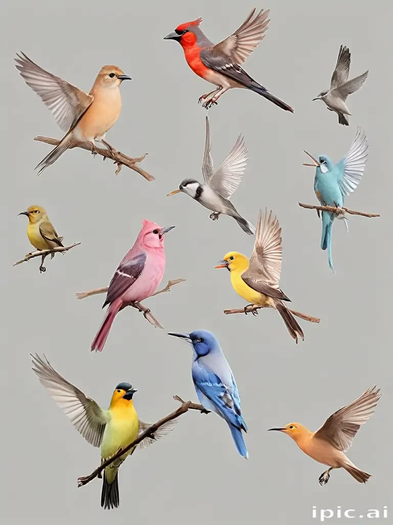 birds transparent
