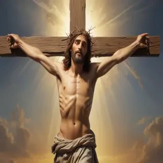 picture of jesus on the cross