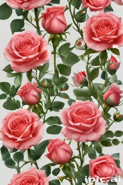 rose border png