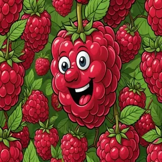 raspberry cartoon
