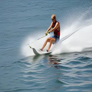 water skiing