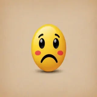 sad face emoji png