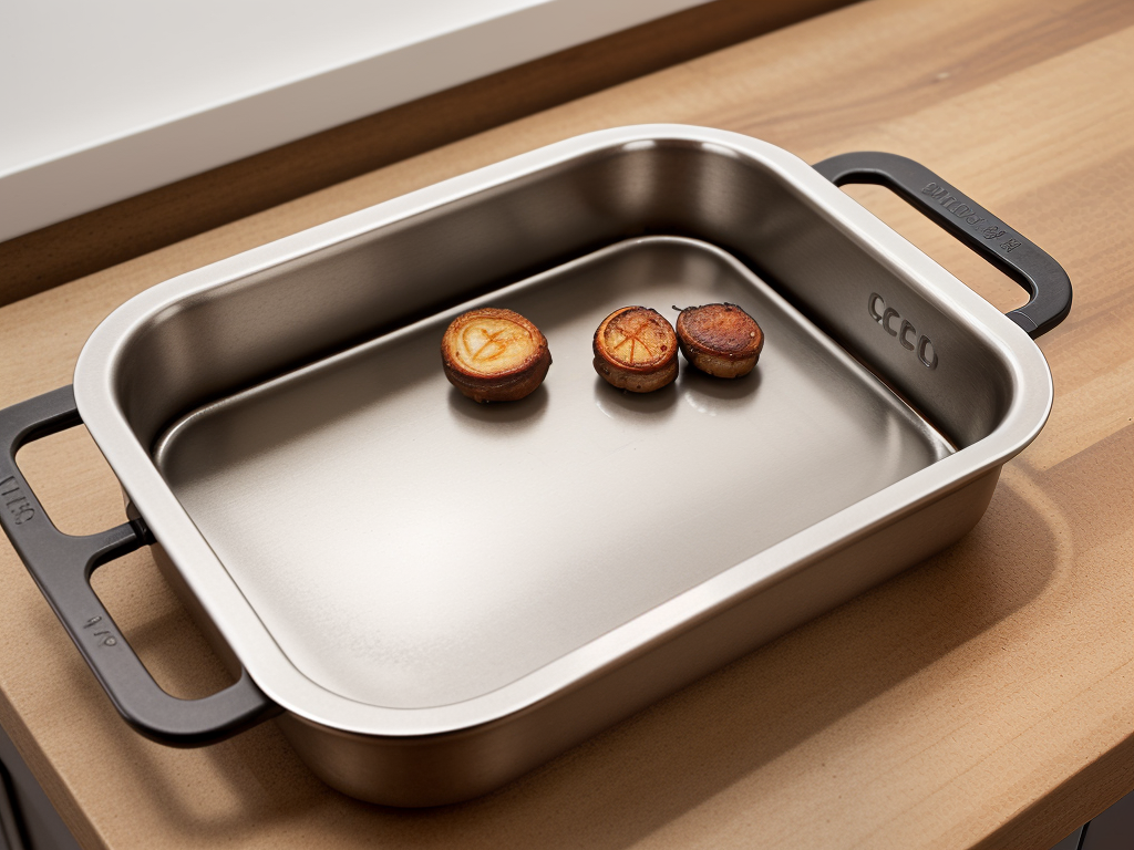small roasting pan with rack