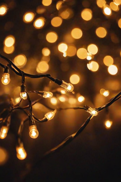 christmas lights iphone wallpaper