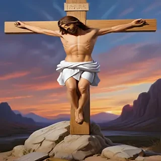 jesus on the cross clipart