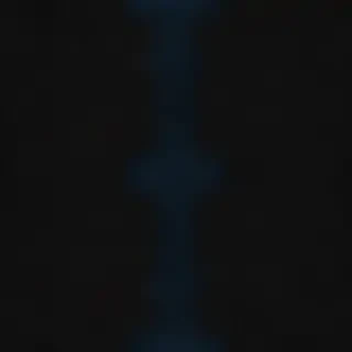 black background blue