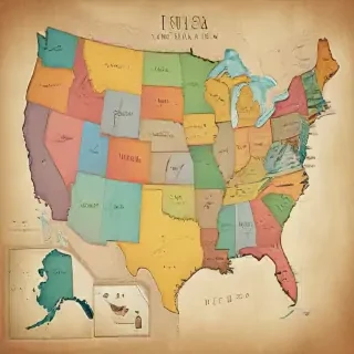 map of usa