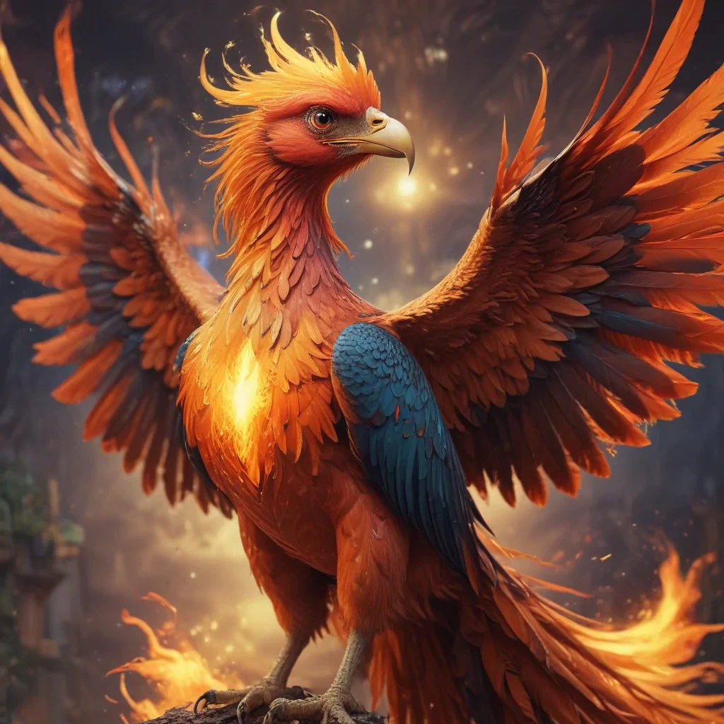 phoenix bird wallpaper