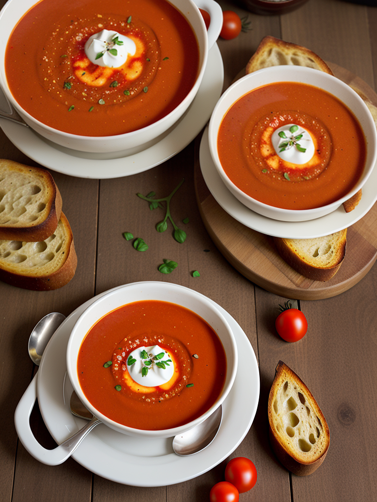 hearty fire roasted tomato soup